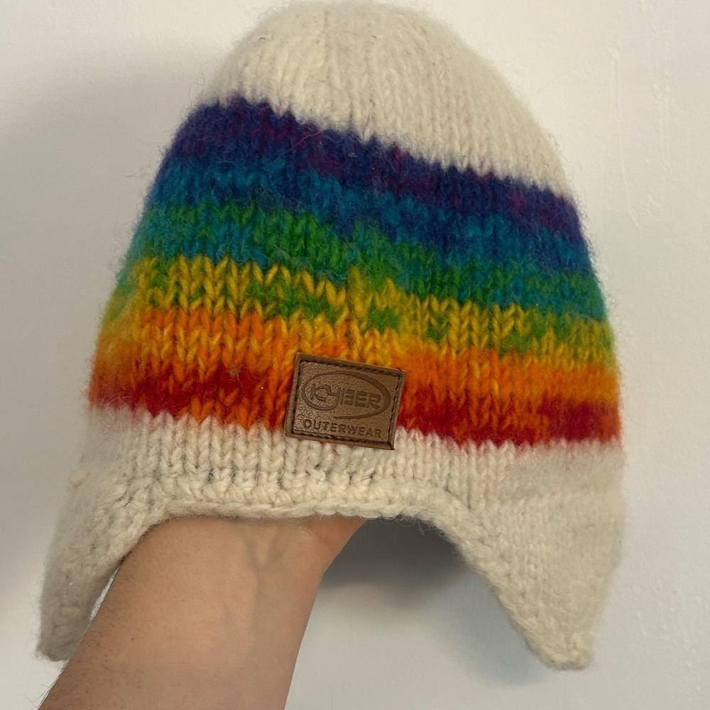 Wool Kids Multicolor Knit Hat